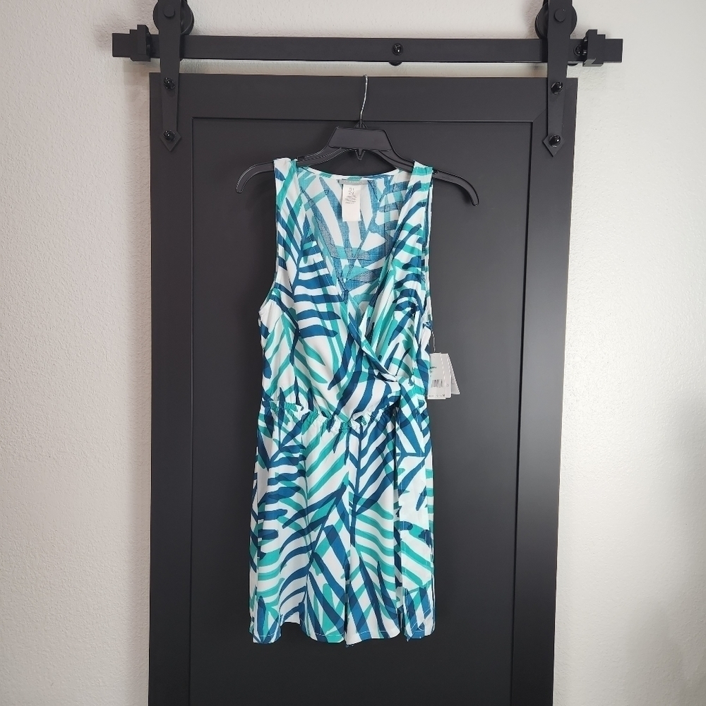La Blanca Shorts Faux Wrap Jumpsuit Size Small NWT $114